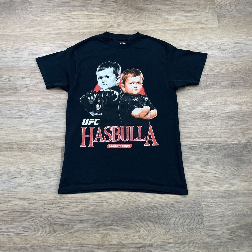 UFC Shirt Mens Medium Black Hasbulla Magomedov MMA Fighting Graphic